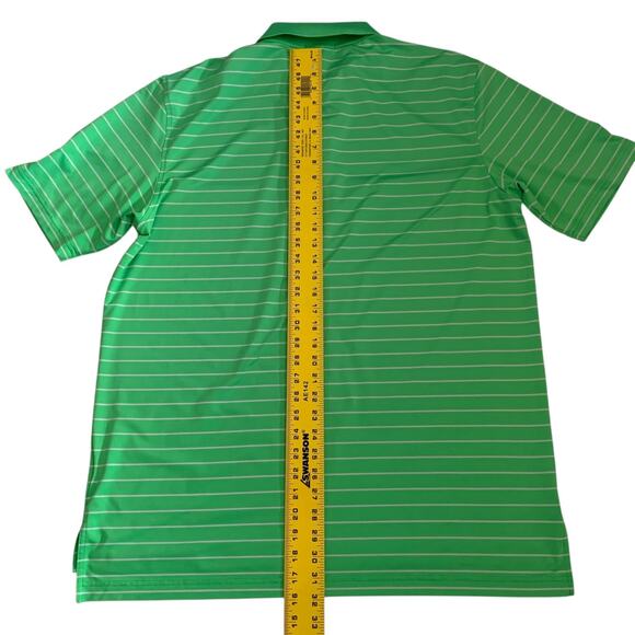 Peter Millar Men's Sz L Summer Comfort Short Sleeve Striped 1945 Logo Polo Shirt - Picture 5 of 14